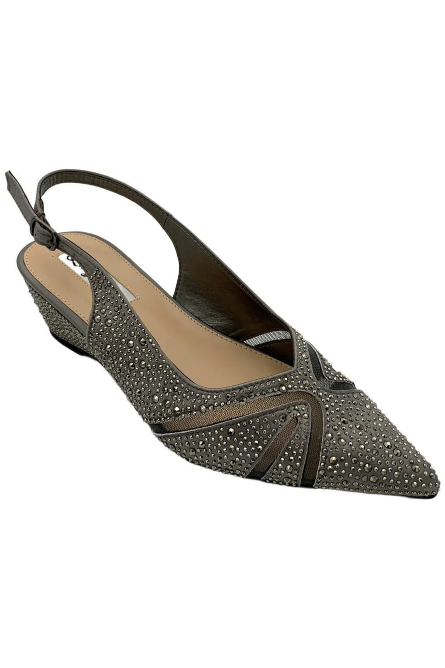 Lady Couture Women's Daniela Wedges Pewter - Medium